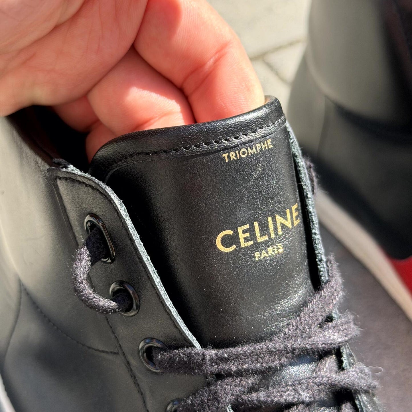 Celine TR01M Leopard Sneakers