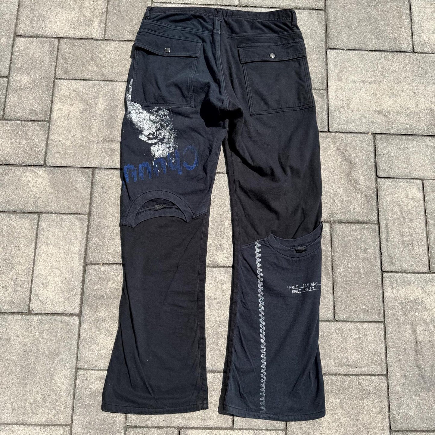 SS06 Undercover Black Klaus Hybrid Denim