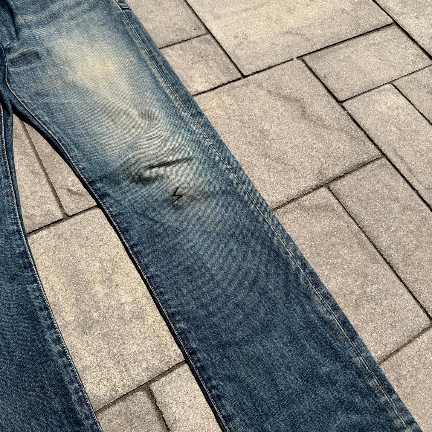 AW05 Undercover Boro Skull Denim