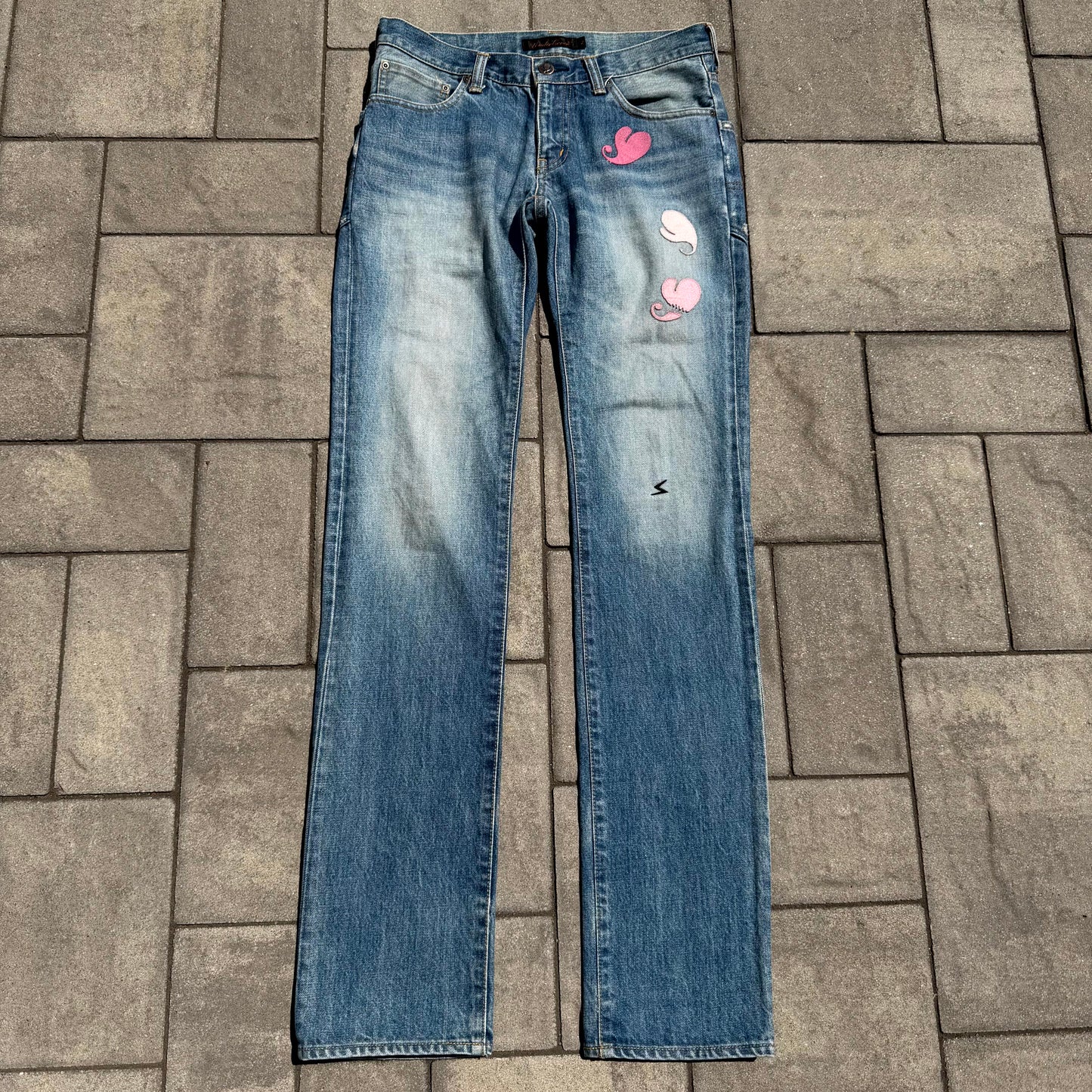 AW05 Undercover Boro Heart Denim
