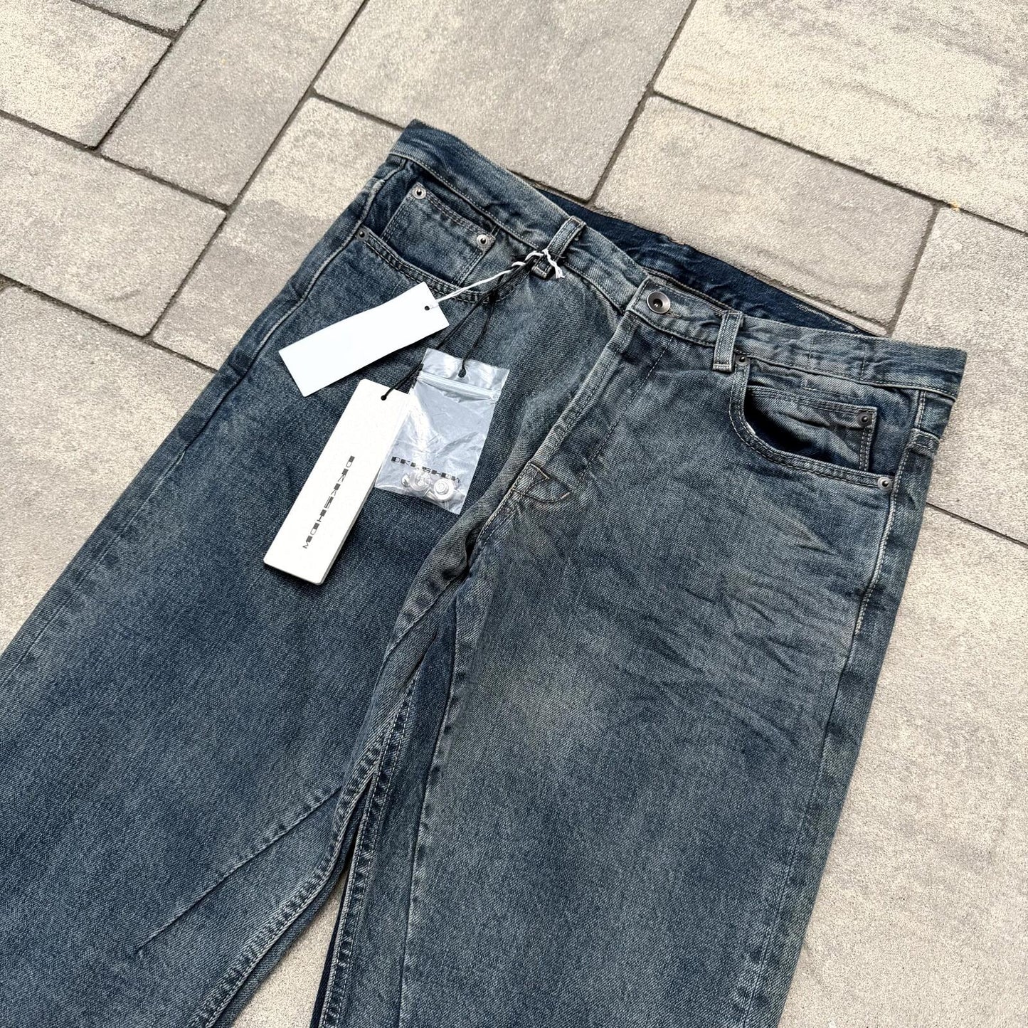 SS15 Rick Owens Hustler Berlin Cut Denim