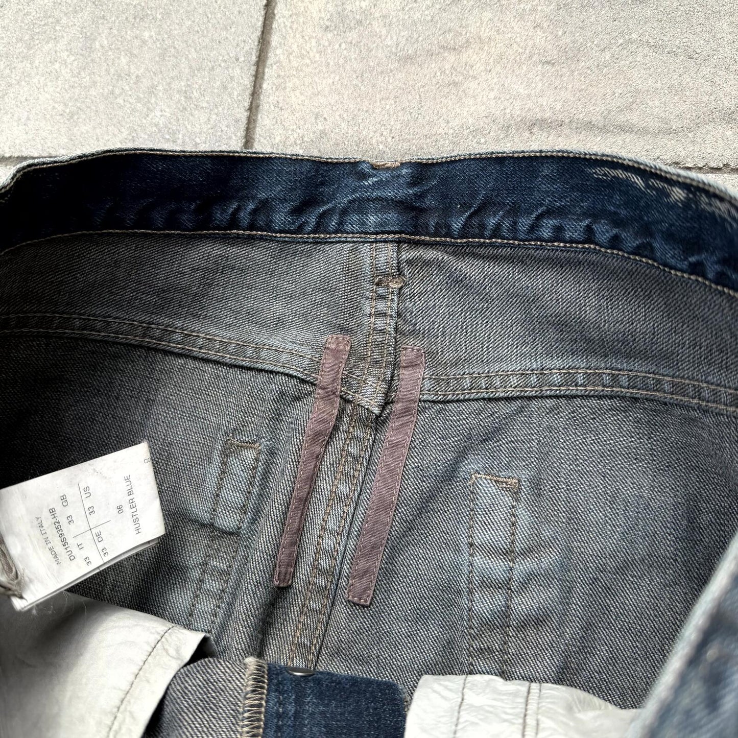 SS15 Rick Owens Hustler Berlin Cut Denim