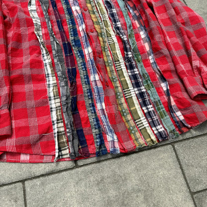 Rebuild By Needles Red Flannel Shirt