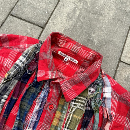 Rebuild By Needles Red Flannel Shirt