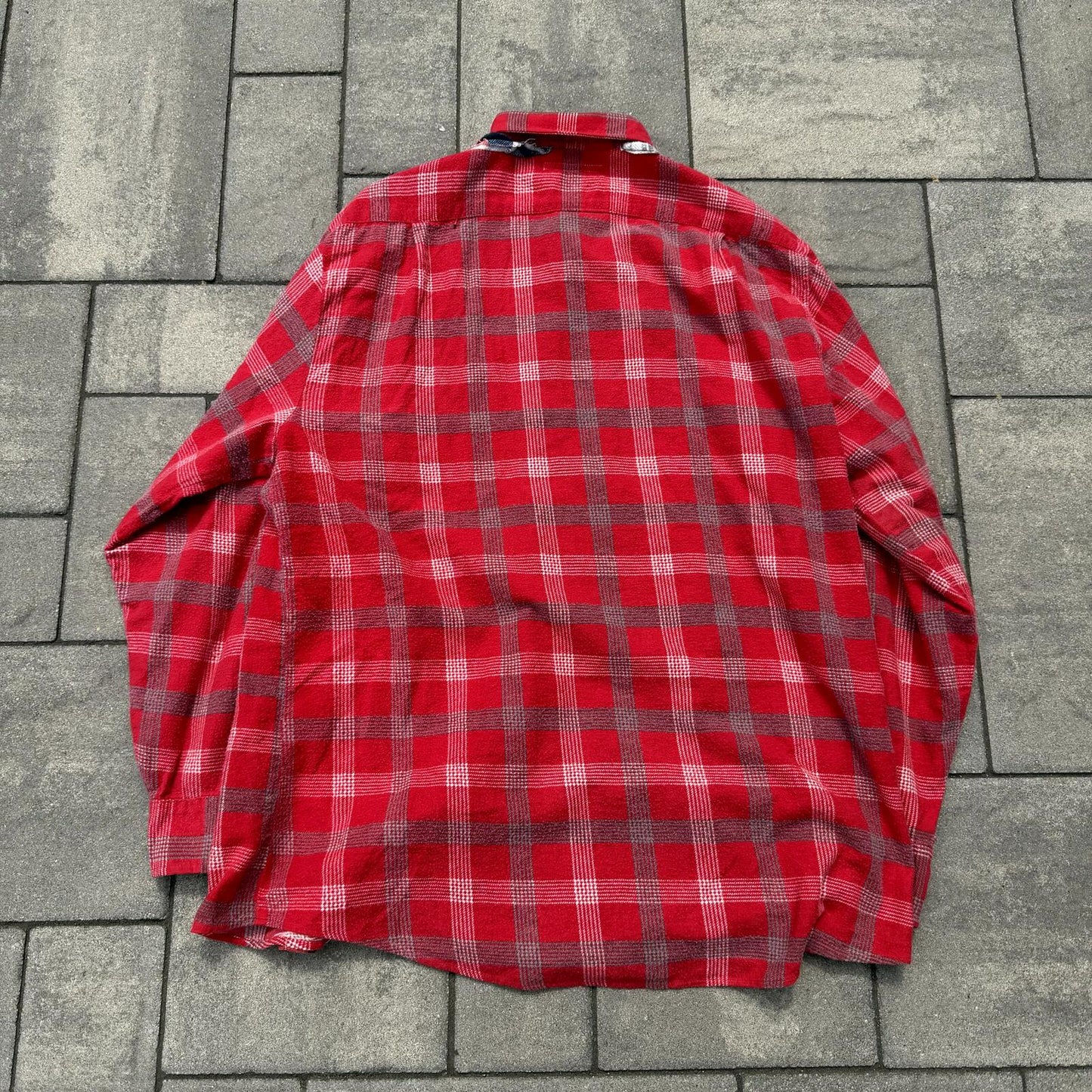 Rebuild By Needles Red Flannel Shirt