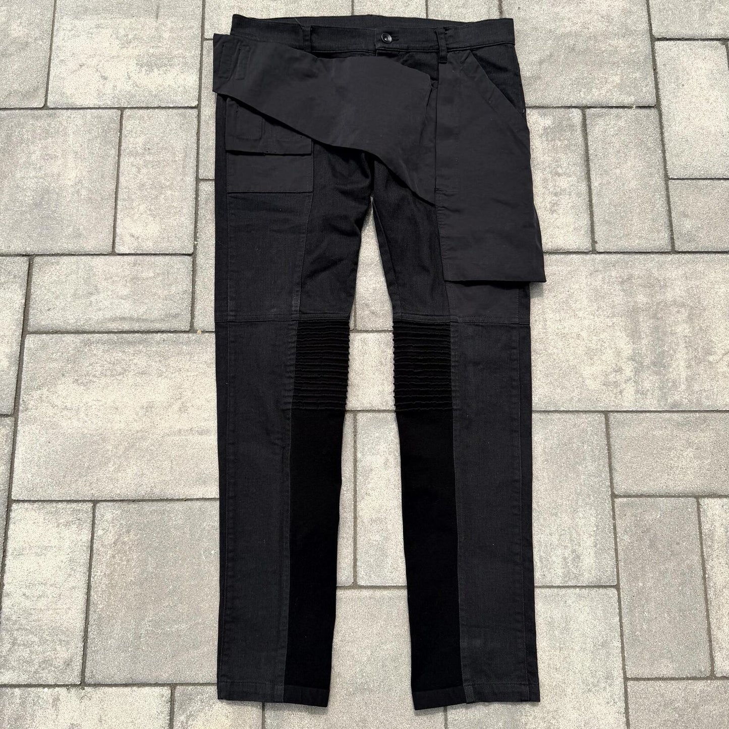 FW13 Rick Owens Black Memphis Cut Denim