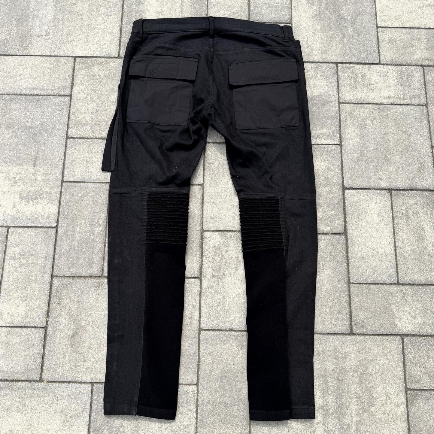 FW13 Rick Owens Black Memphis Cut Denim