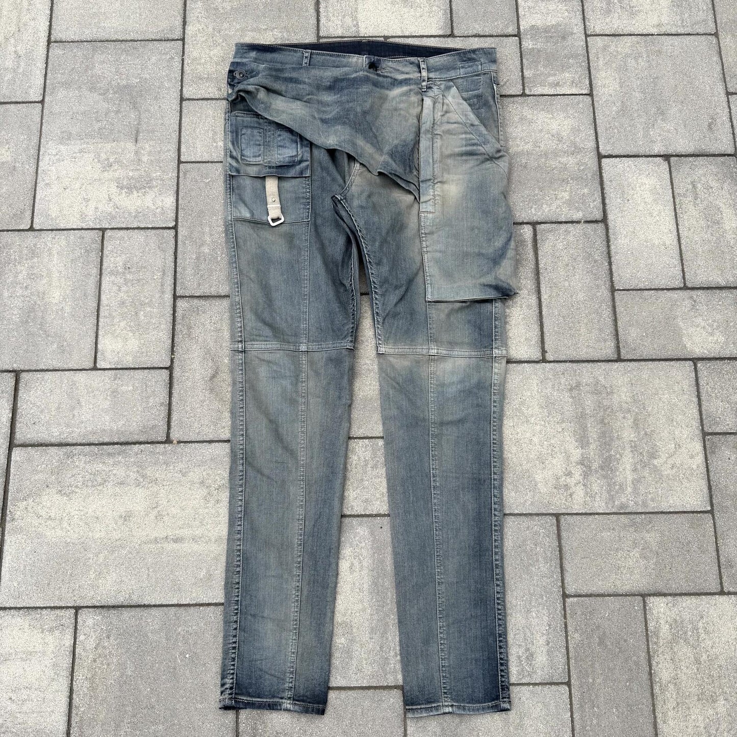SS19 Rick Owens Hustler Memphis Cut Denim