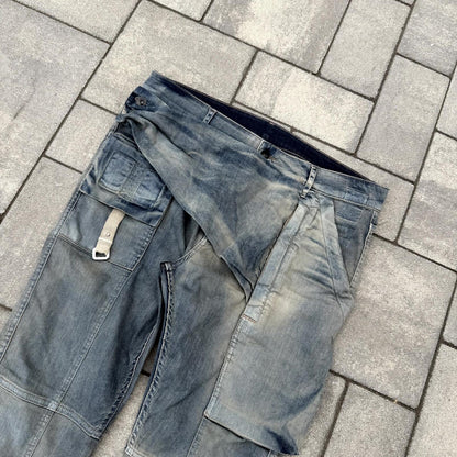 SS19 Rick Owens Hustler Memphis Cut Denim