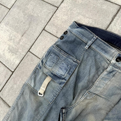 SS19 Rick Owens Hustler Memphis Cut Denim