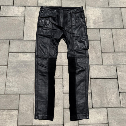 SS17 Rick Owens Black SBW Wax Memphis Cut Denim