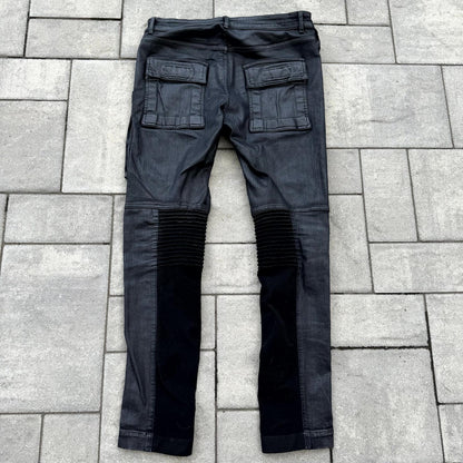 SS17 Rick Owens Black SBW Wax Memphis Cut Denim
