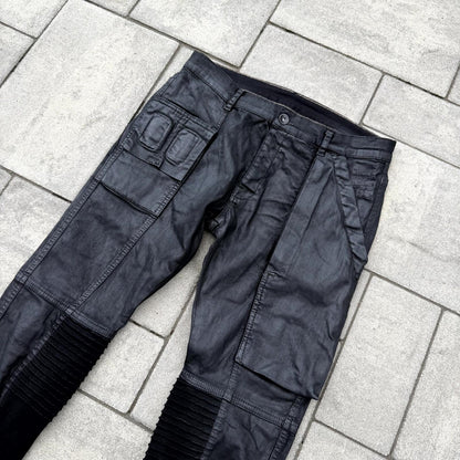 FW13 Rick Owens Black SBW Wax Memphis Cut Denim