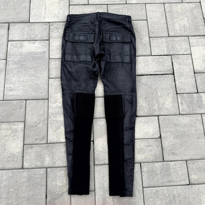FW13 Rick Owens Black SBW Wax Memphis Cut Denim