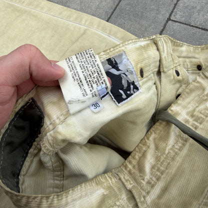 SS09 Rick Owens Grosgrain Detroit Cut Denim