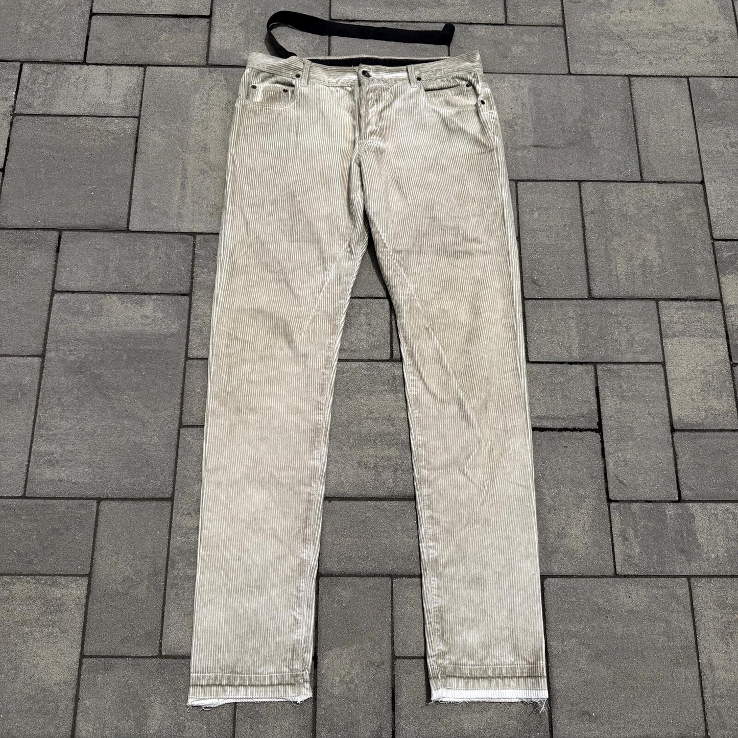 SS09 Rick Owens 'Bleach' Corduroy Detroit Cut