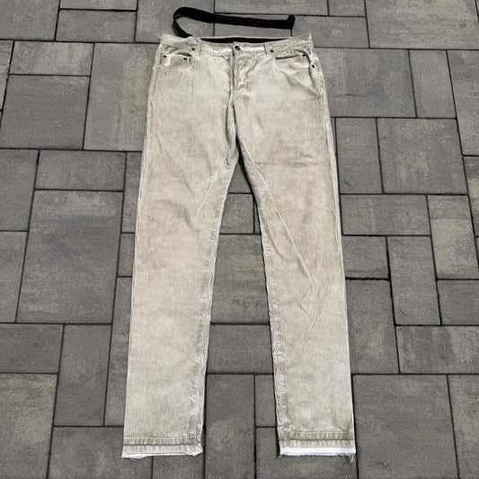 SS09 Rick Owens 'Bleach' Corduroy Detroit Cut