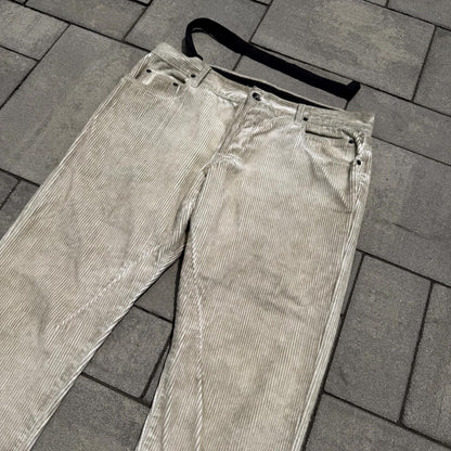 SS09 Rick Owens 'Bleach' Corduroy Detroit Cut