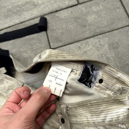 SS09 Rick Owens 'Bleach' Corduroy Detroit Cut