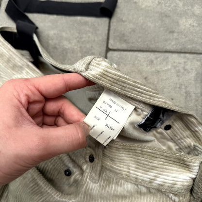 SS09 Rick Owens 'Bleach' Corduroy Detroit Cut