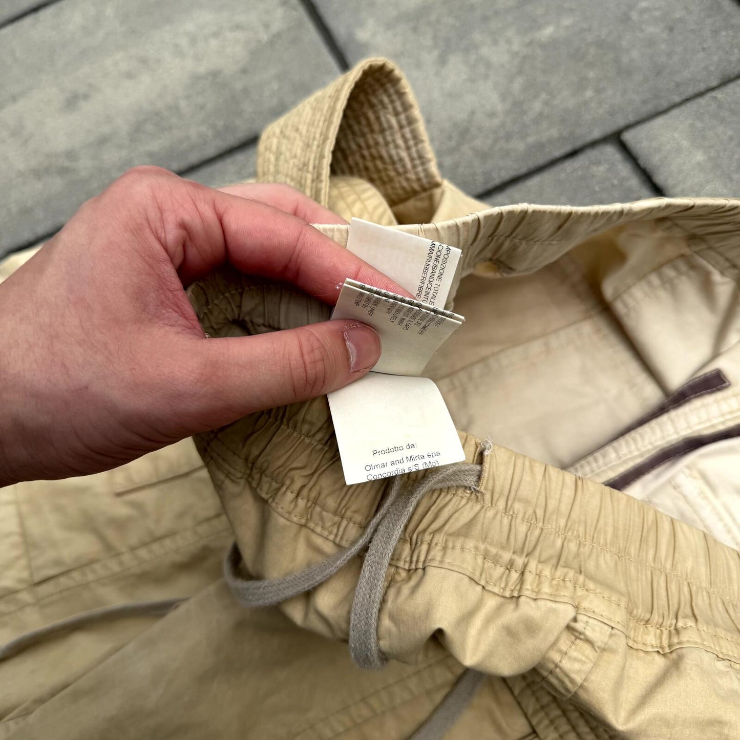 SS15 Rick Owens Bone Creatch Cargos