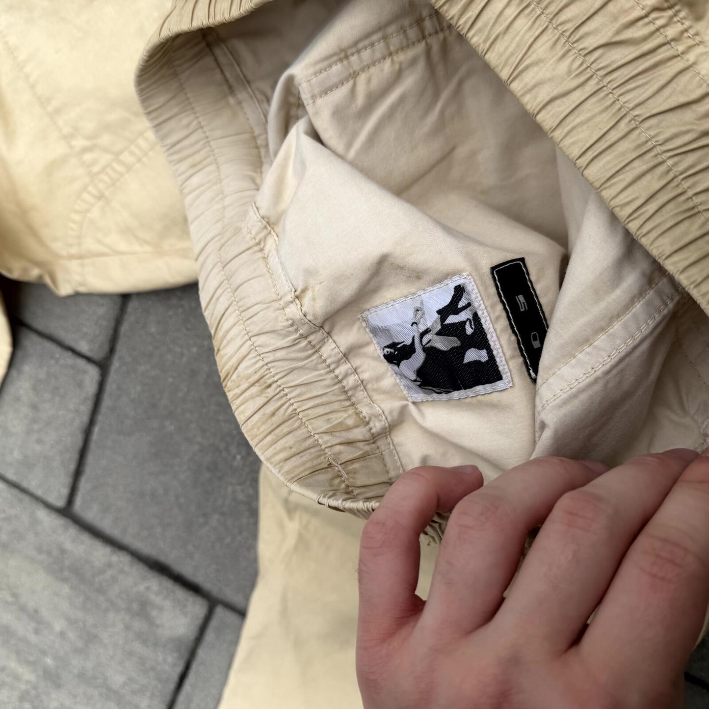 SS15 Rick Owens Bone Creatch Cargos