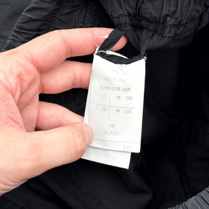 FW15 Rick Owens Black Nylon Creatch Cargos