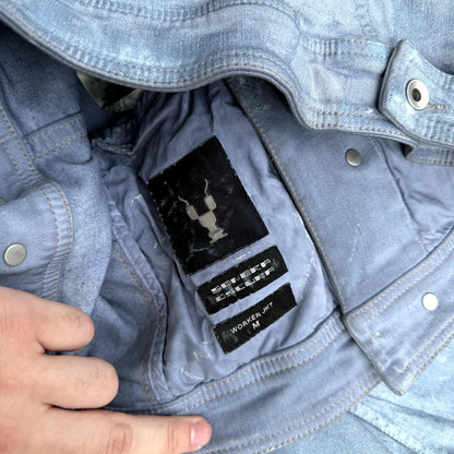 SS20 Rick Owens White Wax Worker Jacket