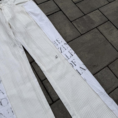 SS06 Undercover White Netted Zamiang Pants