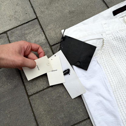 SS06 Undercover White Netted Zamiang Pants