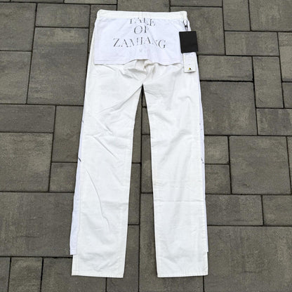 SS06 Undercover White Netted Zamiang Pants