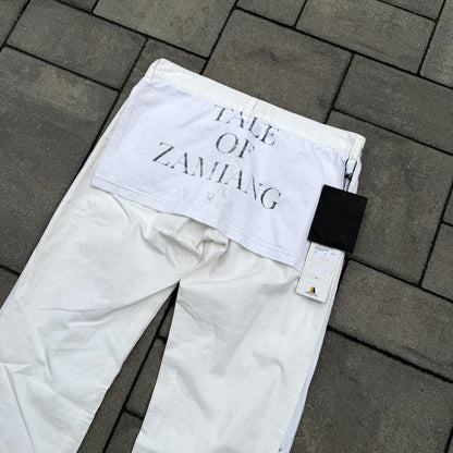SS06 Undercover White Netted Zamiang Pants