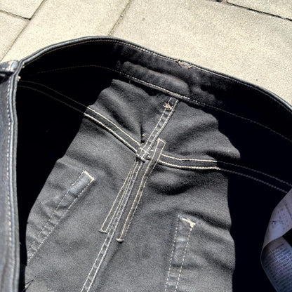 Rick Owens Foil Waxed Detroit Denim