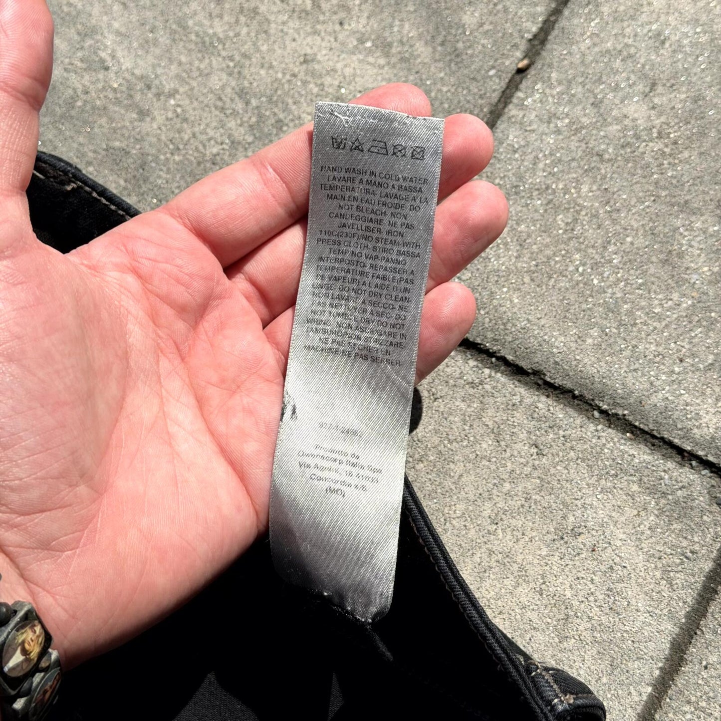 Rick Owens Foil Waxed Detroit Denim