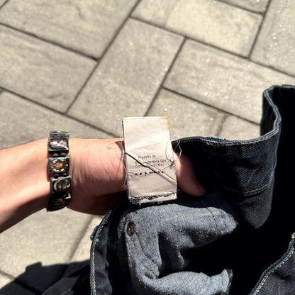 FW16 Rick Owens Black Matte Torrence Cut Denim