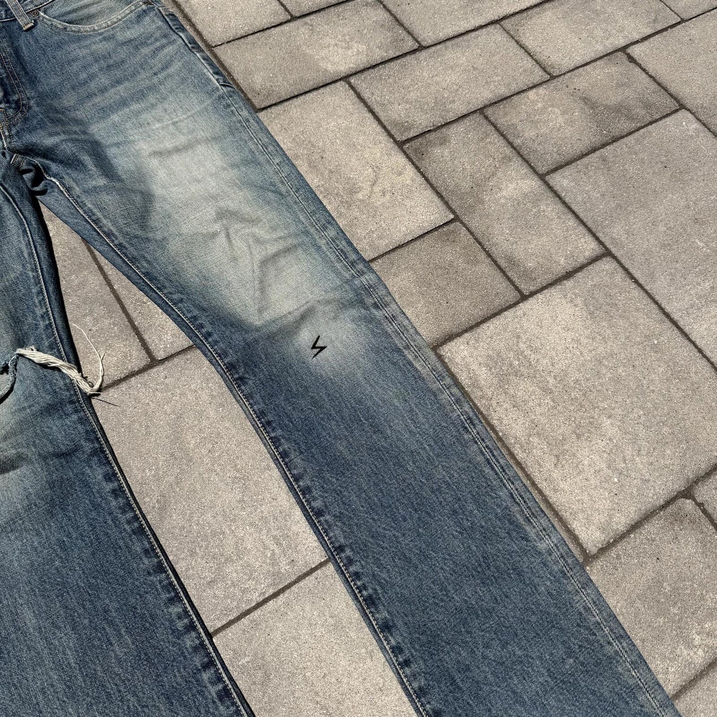 AW05 Undercover Skull Denim
