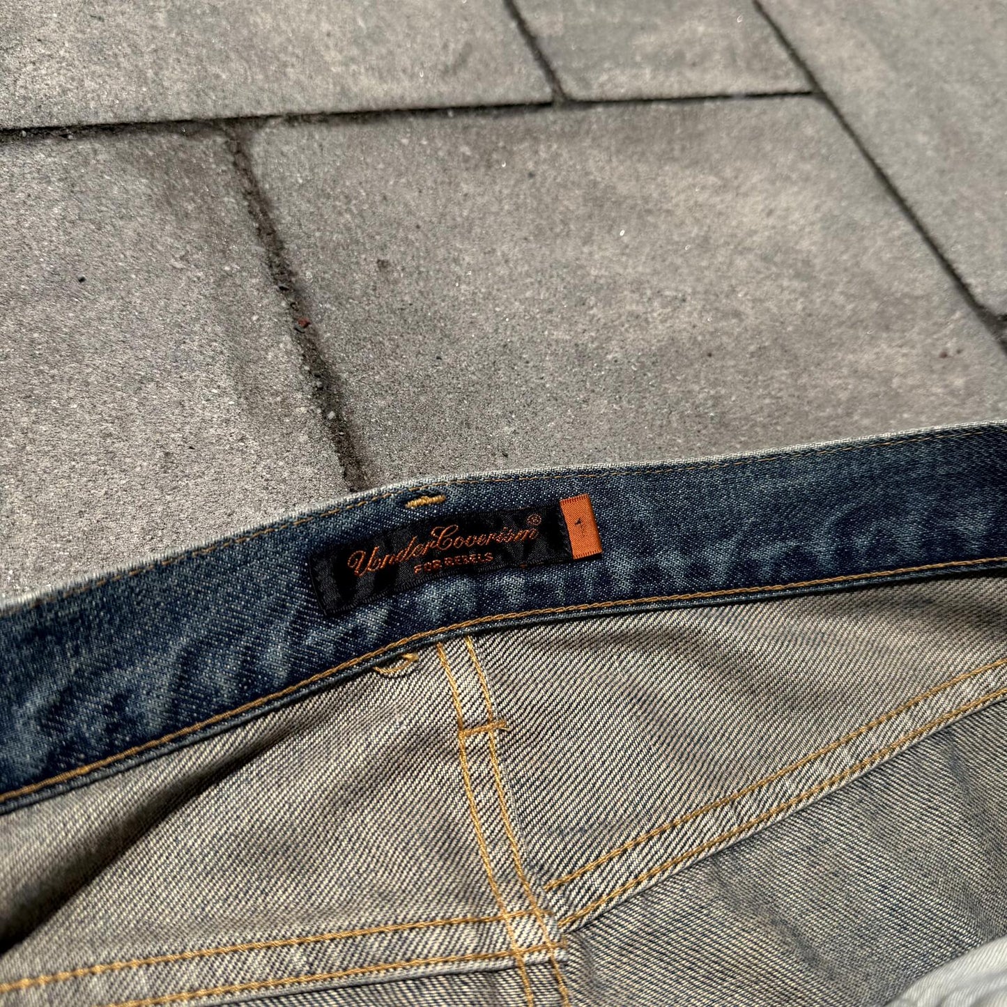 AW05 Undercover Skull Denim
