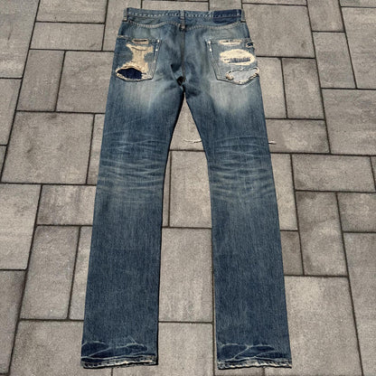 AW05 Undercover Skull Denim
