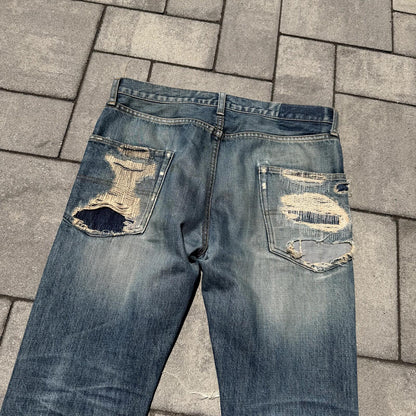 AW05 Undercover Skull Denim