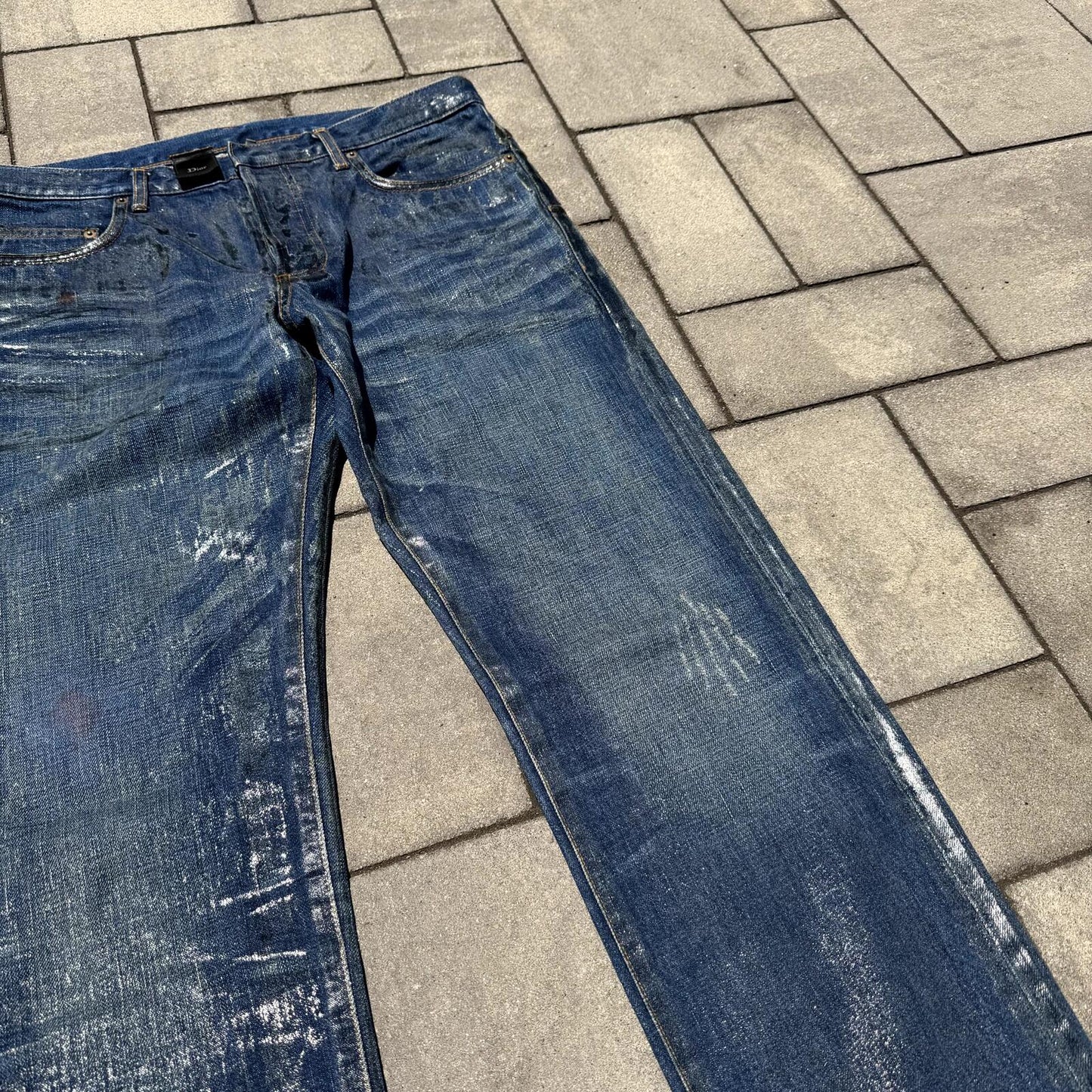 SS07 Dior Home Blue Luster Waxed Denim