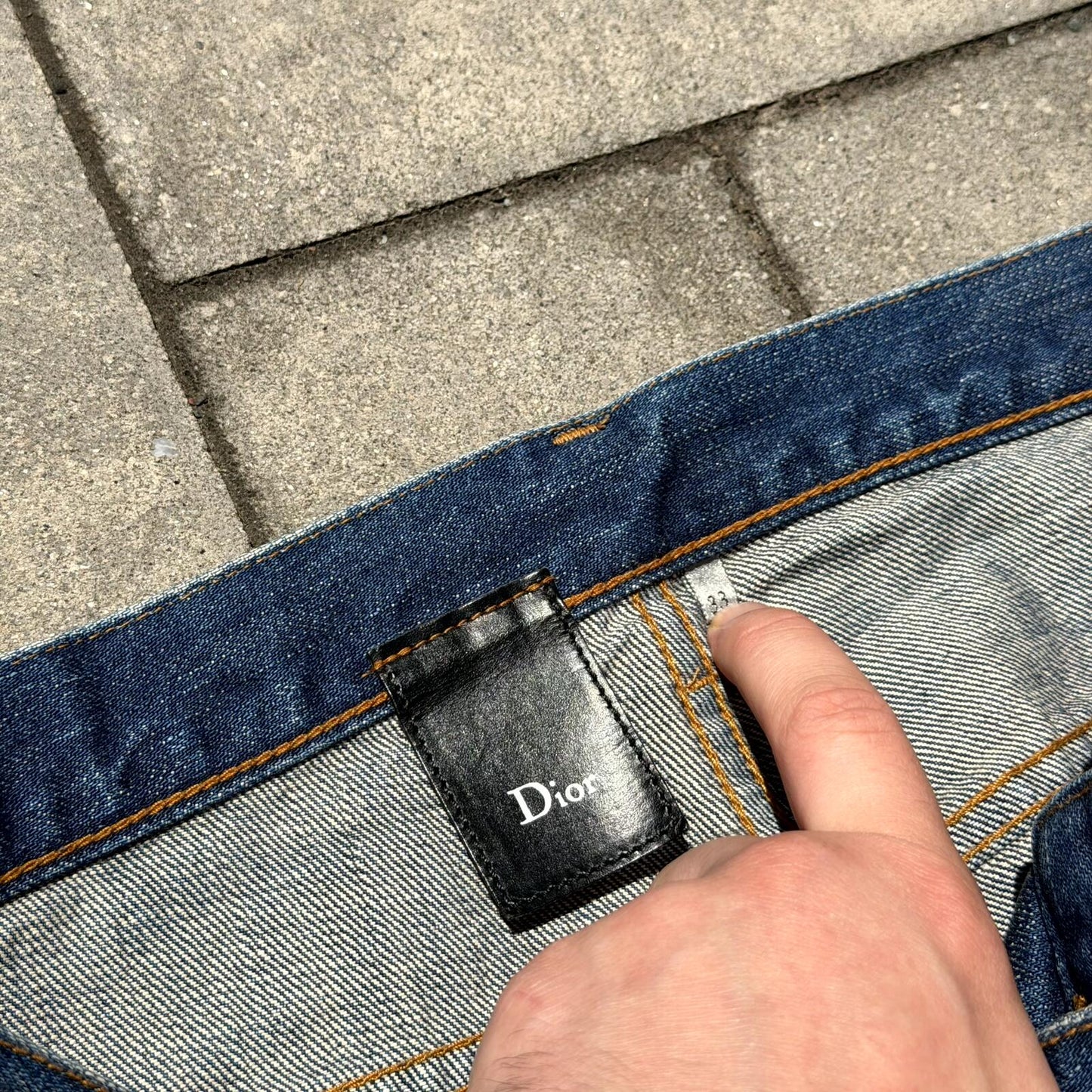 SS07 Dior Home Blue Luster Waxed Denim
