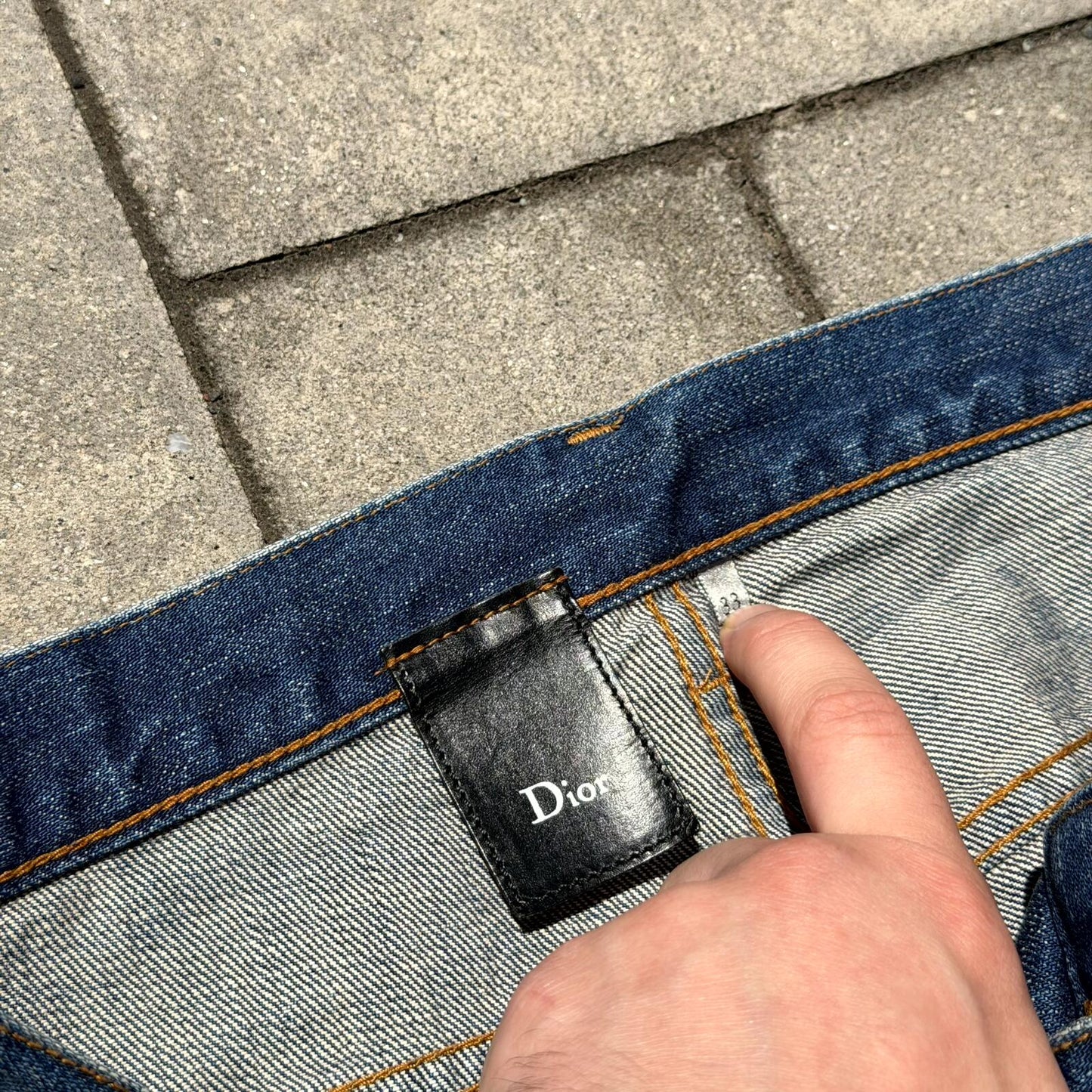 SS07 Dior Home Blue Luster Waxed Denim