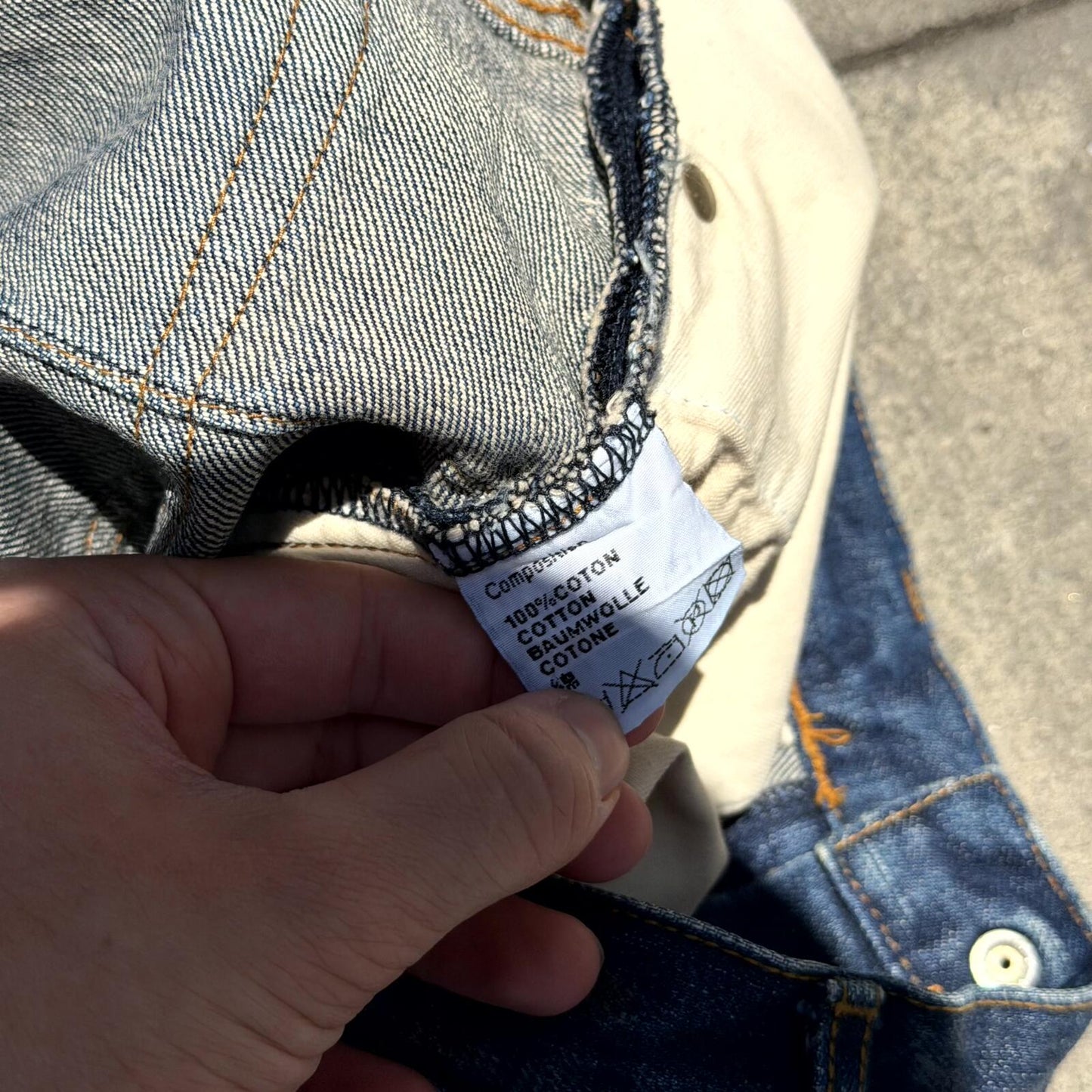 SS07 Dior Home Blue Luster Waxed Denim