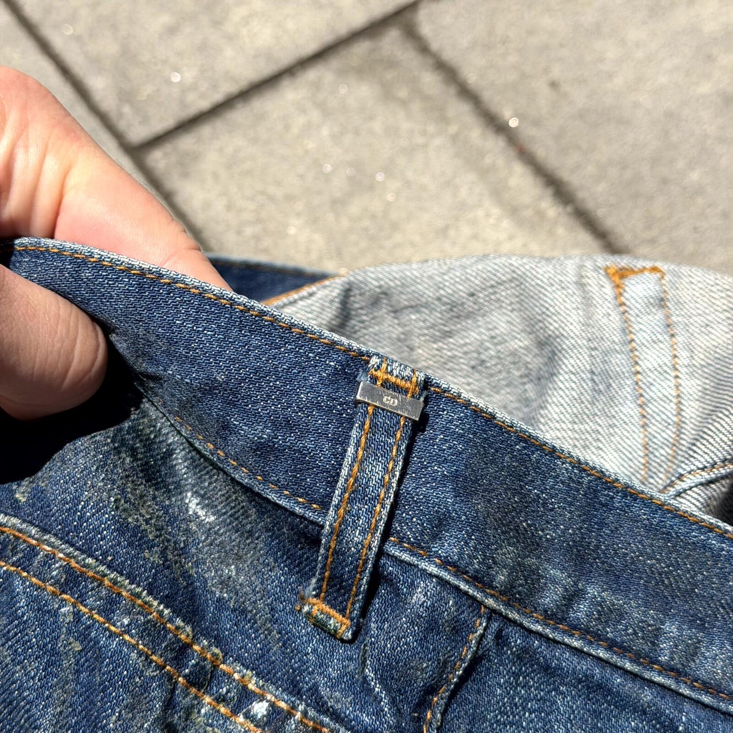 SS07 Dior Home Blue Luster Waxed Denim