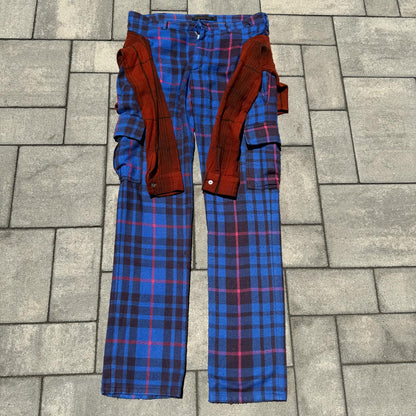 AW03 Undercover Plaid Paperdoll Hybrid Pants