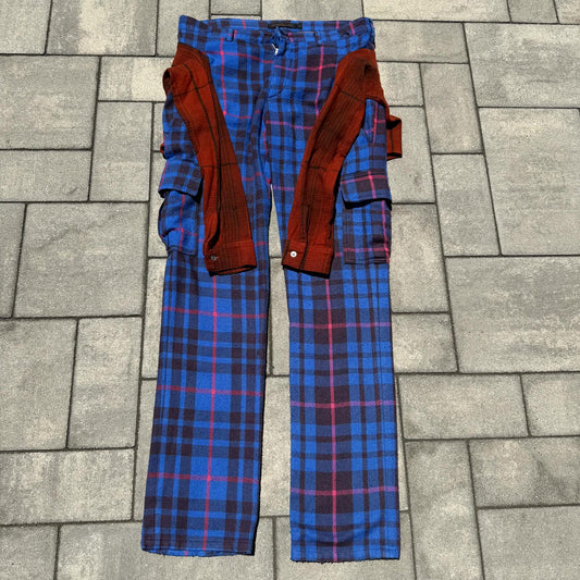 AW03 Undercover Plaid Paperdoll Hybrid Pants