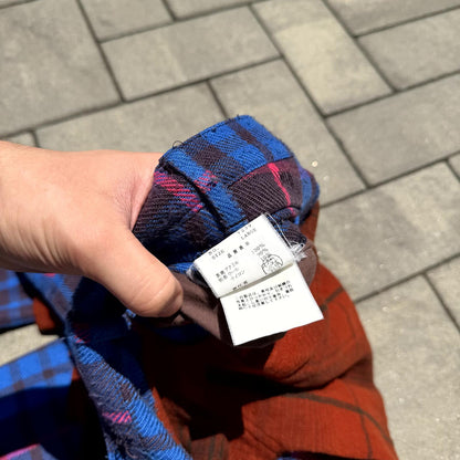 AW03 Undercover Plaid Paperdoll Hybrid Pants