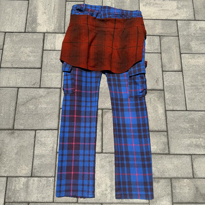 AW03 Undercover Plaid Paperdoll Hybrid Pants