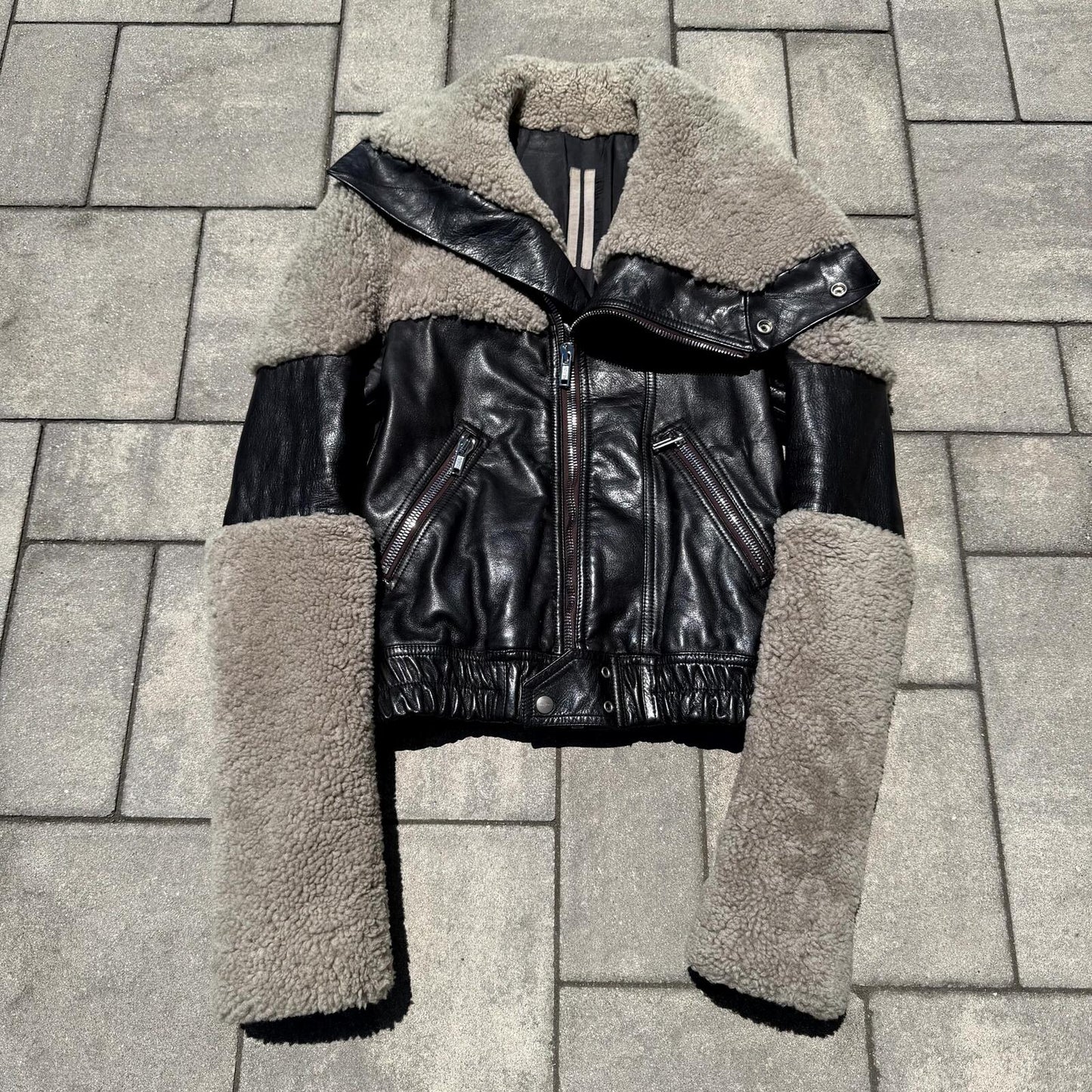 FW20 Rick Owens Keith Leather Jacket
