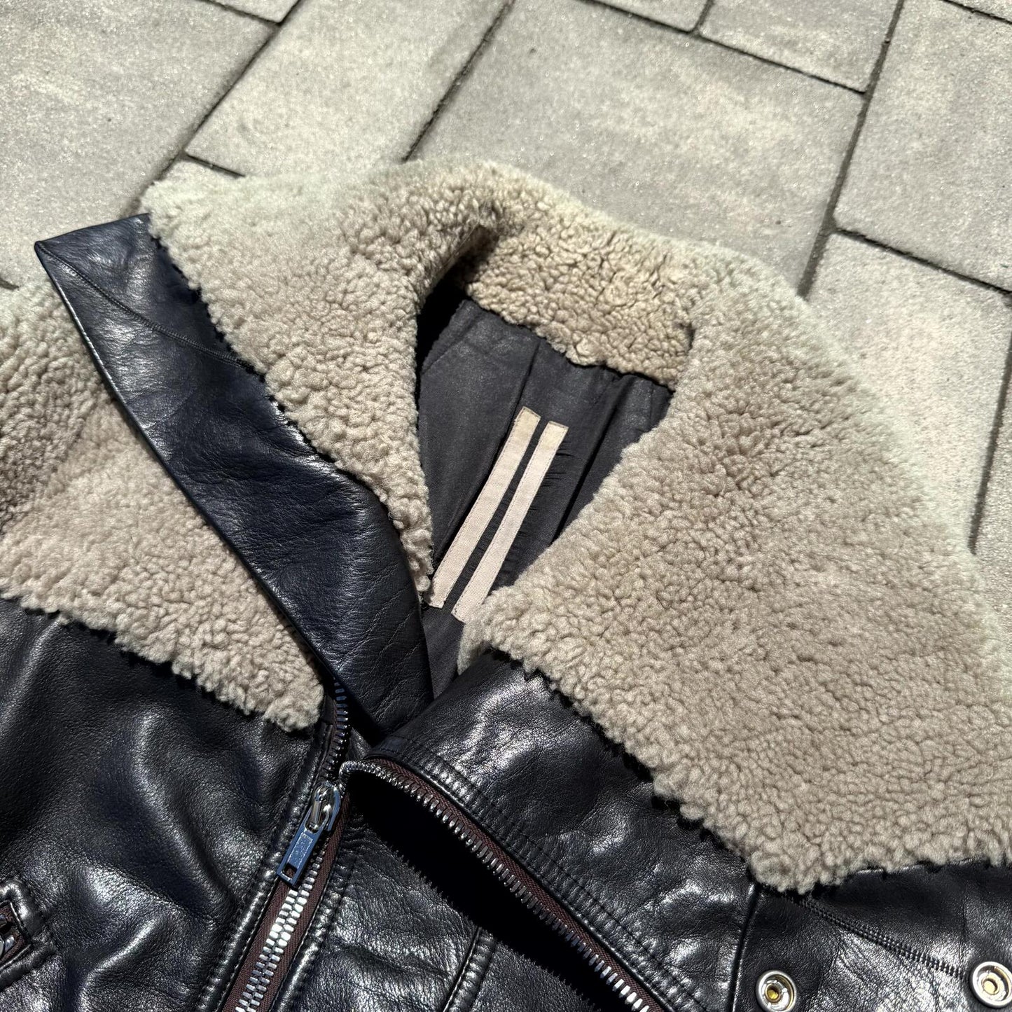 FW20 Rick Owens Keith Leather Jacket